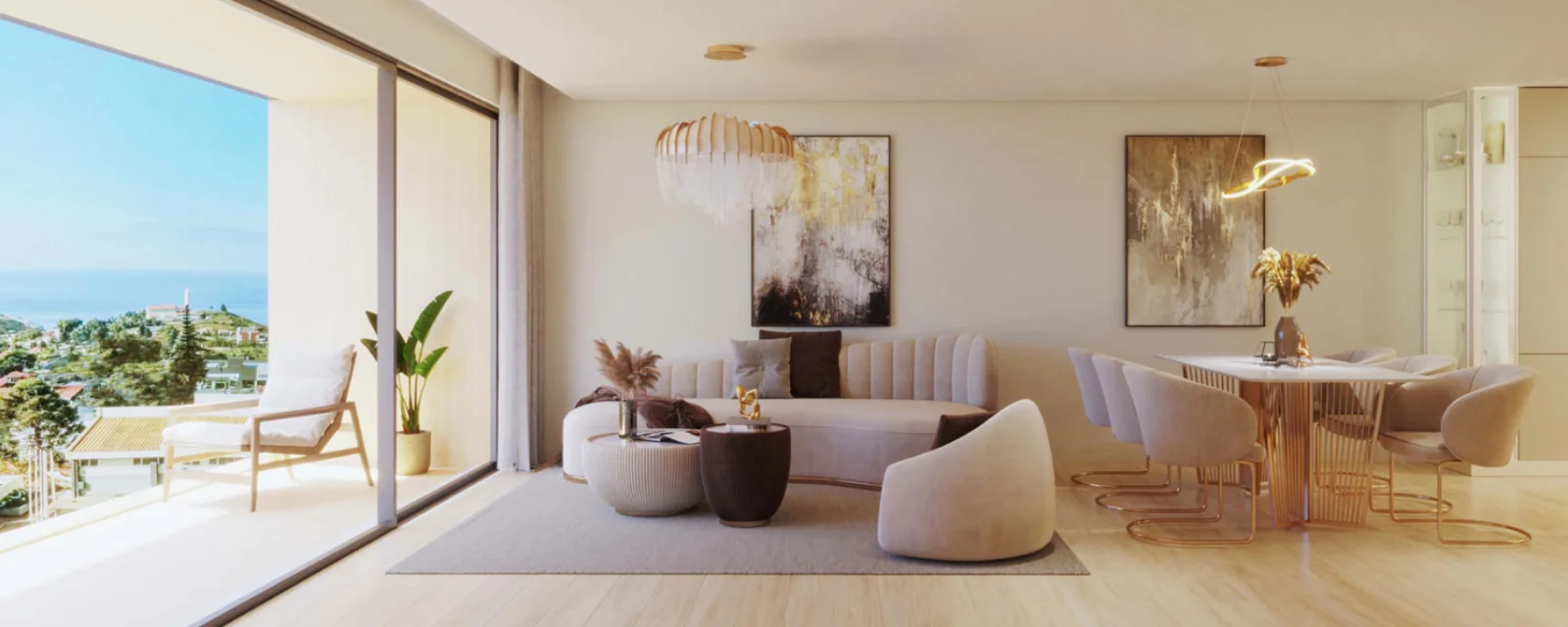 APARTAMENTO T2 COM ROOFTOP LOUNGE COM PISCINA E VISTA MAGNÍFICA MAR